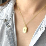 Rectangle Pendant Necklaces