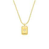 Rectangle Pendant Necklaces