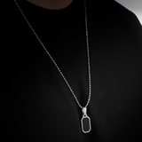 Black Square Neckless Pendent