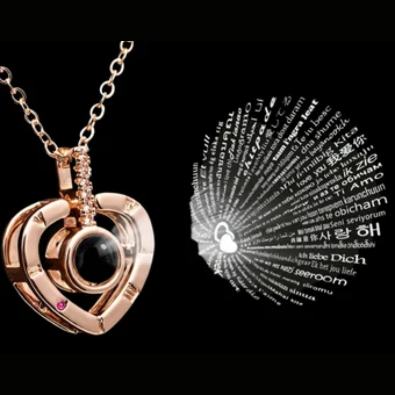 Love you necklace 100 languages online