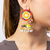 MULTI-COLOR JHUMKA EARRINGS