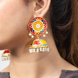 MULTI-COLOR JHUMKA EARRINGS