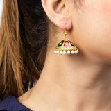 TINY MULTI-COLOR CHARMING EARRINGS