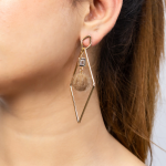 ADORABLE SQUARE EARRINGS - Image 2