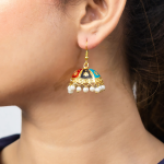 TINY MULTI-COLOR CHARMING EARRINGS - Image 3