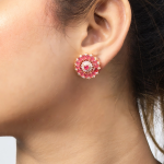 CHARMING STONE STUD EARRINGS - Image 2