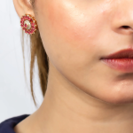 CHARMING STONE STUD EARRINGS - Image 4