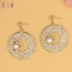 SPIRAL PEARL EARRING