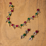 MULTI-COLOR PENDANT SET WITH EARRING - Image 2